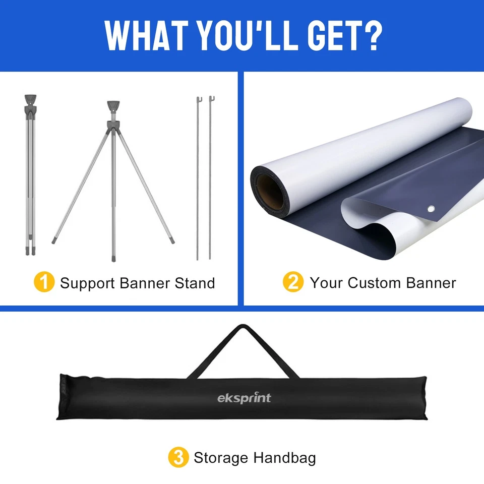 Custom retractable X-Banner Stand with Customized Banner for Business Display - Image 4 of 4