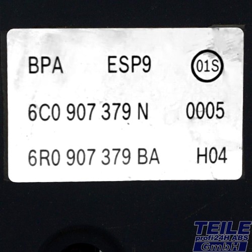 ABS Steuergerät VW 6C0614517N 0265256116 0265956084 6C0907379N 24Monate Garanti - Bild 4 von 6