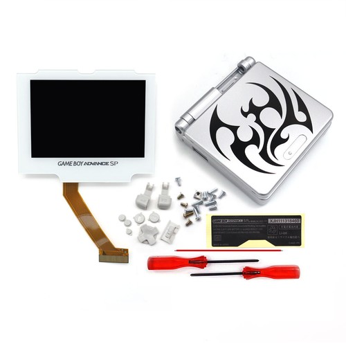 Easy Drop In V5 Laminated 720x480 Retro Pixel IPS LCD+Case For GBA SP-White lens - Picture 63 of 66