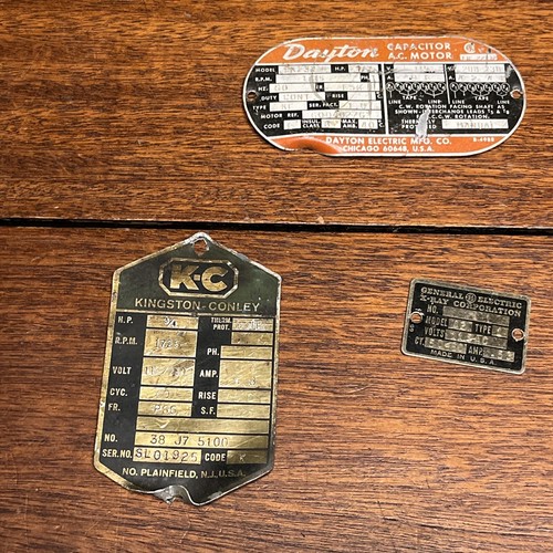 Emblems Nameplates Badges! Hoover Craftsman New Holland Hobart Triumph MUCH MORE - Picture 8 of 23