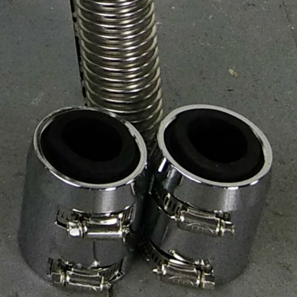 1960 - 1976 年普利茅斯除尘器 Scamp Valiant 48 不锈钢散热器软管套件 — 第 2/4 张图片