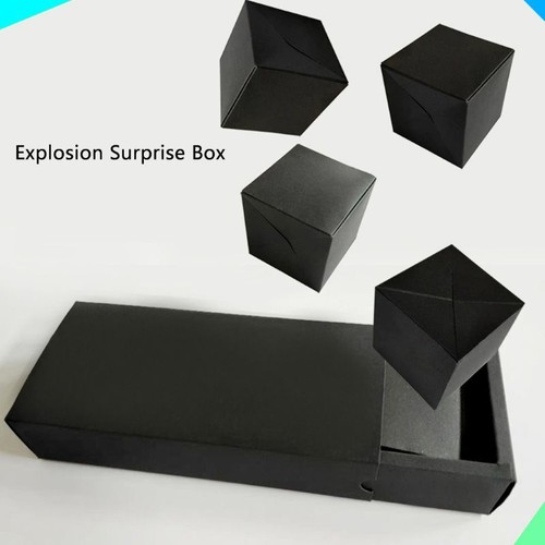 Black Up Box DIY Gift Box Photo Album Scrapbook Jump Present Book - Picture 4 of 8