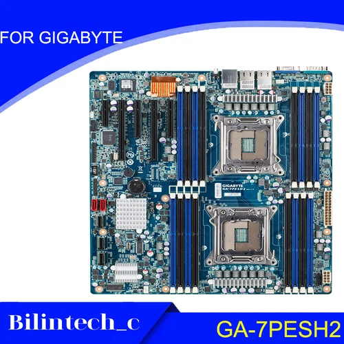 FOR GIGABYTE GA-7PESH2 LGA2011 128GB C602 ATX standard Motherbroad Test ok