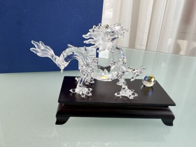 特価 SWAROVSKI 辰年-干支 ドラゴン 「238202」 16cm Swarovski Figurine 238202 Zodiac Dragon 15cm. With original
