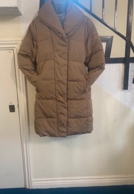 Brown Puffer Jacket From Peacocks Size 10 New