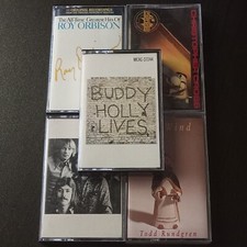 lot of cassette tapes 5 best/greatest Buddy Holly Bread Roy Orbison