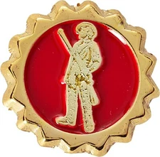 Eagle Emblem Minuteman Badge Metal Lapel Pin 1" Official Licensed