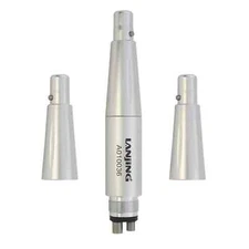 LANJING Dental Prophy Handpiece Hygiene Air Motor 3 Nose Cones Kit Mini 4 Holes