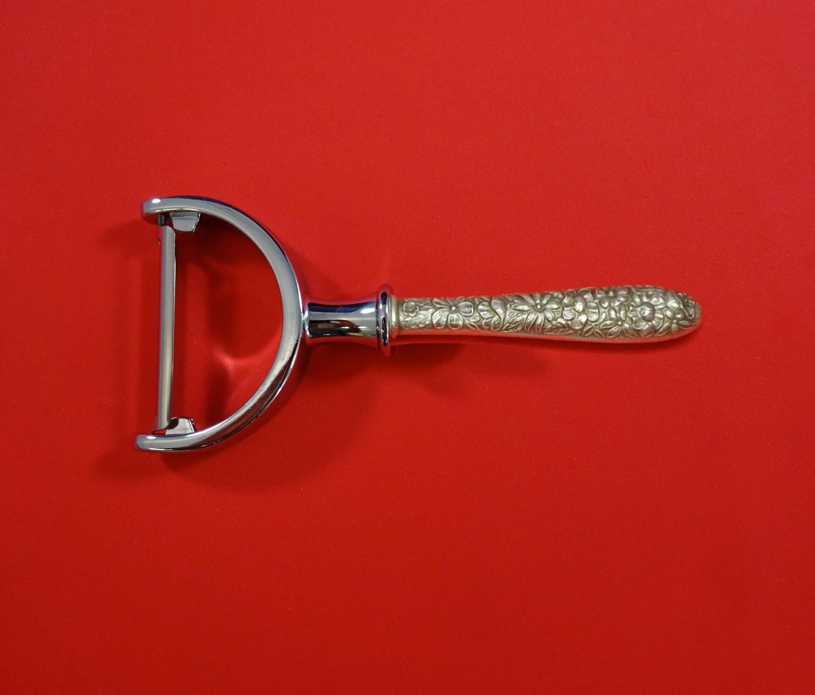 SOUTHERN ROSE BY MANCHESTER STERLING SILVER VEGETABLE PEELER HHWS CUSTOM MADE 6"