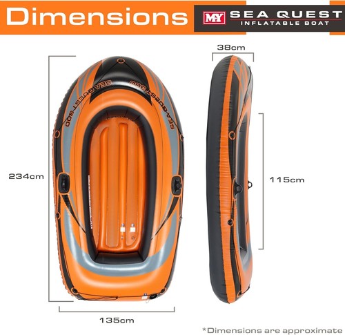 M.Y Sea Quest Inflatable Boat One/Two Seater - Picture 7 of 25