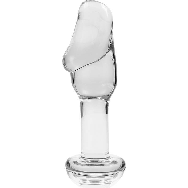 NEBULA SERIES BY IBIZA - MODELLO 6 PLUG ANALE VETRO BOROSILICATO 12,5 X 4 CM TRA