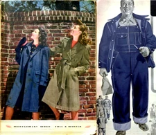 40s VTG DEPARTMENT STORE Catalog_1941 WARDS_LG MENs Section_Workwear_POWR HOUSE