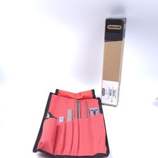 Chainsaw Field Sharpening Kit Round Files Filing Guide Pouch Flat File Universal