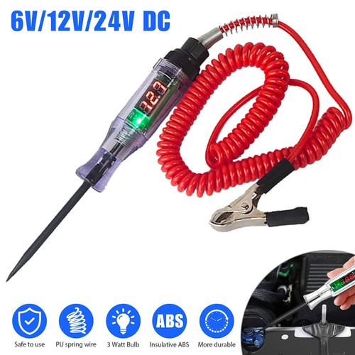 6-24V Digital Electric Circuit LCD Tester Test Light Car Truck Voltage Probe Pen - Picture 12 of 13