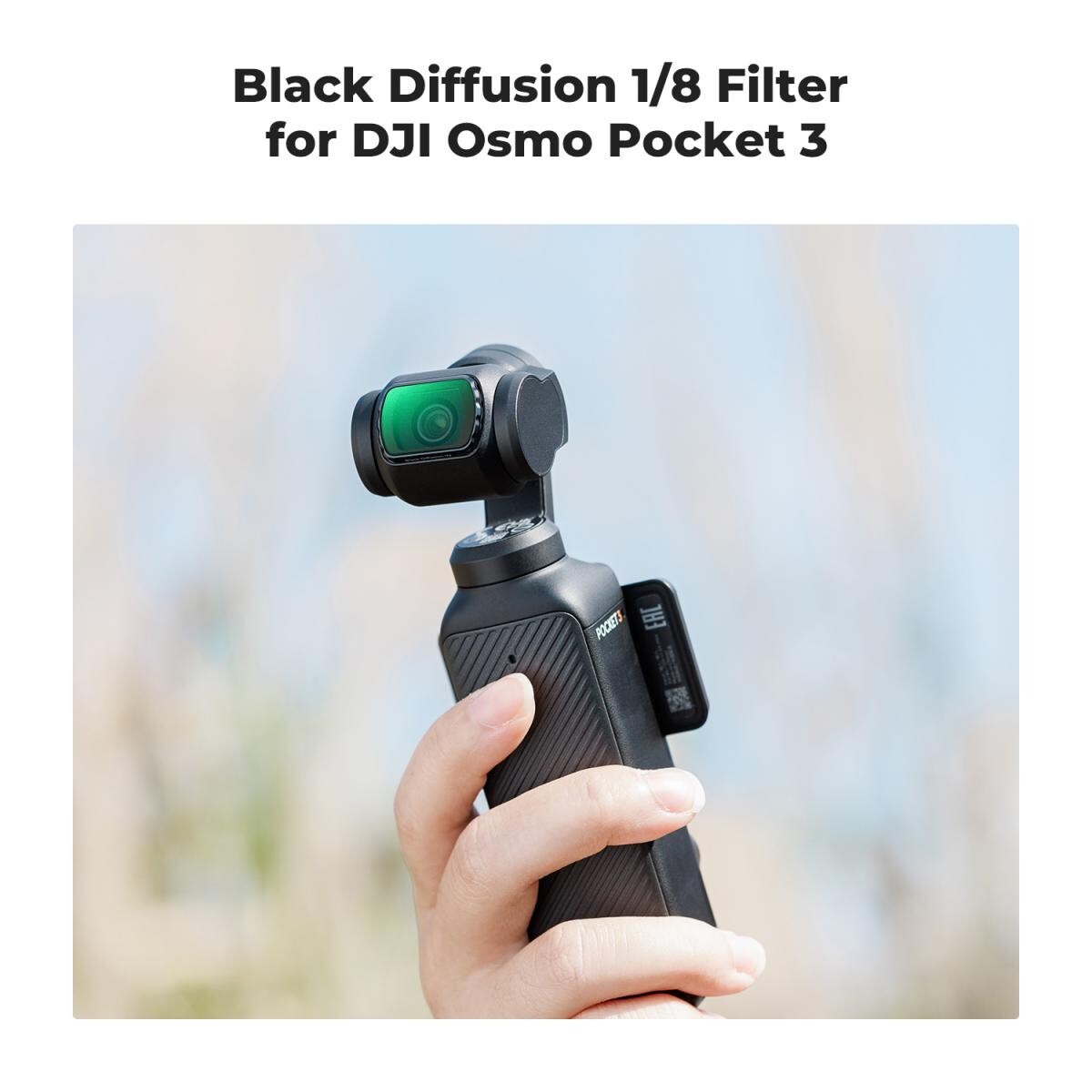 K&F Concept Magnetic Black Diffusion Mist 1/8 Filter for DJI Osmo