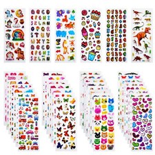 920 3D Puffy Stickers for Toddlers Kids Reward Crafts Scrapbooking Boys Girls