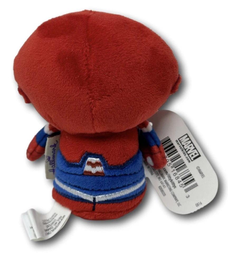 Hallmark Itty Bittys Marvel Iron Patriot 2017 segunda en serie peluche rojo nuevo con etiquetas Foto 2 de 3