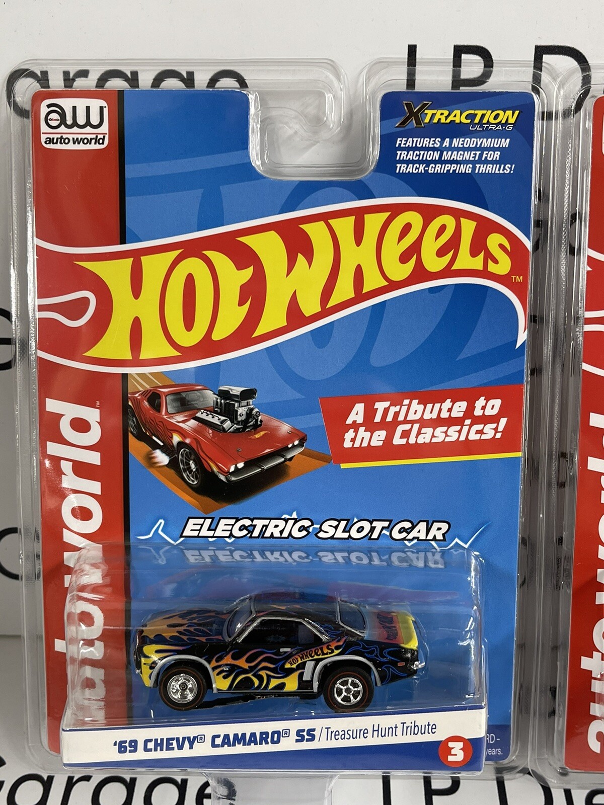 AUTO WORLD Slot Car Hot Wheels Tribute Set of 3 HO Scale Camaro Duster