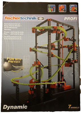 Fischertechnik Kugelbahn Dynamic (Bauanleitung !!!) Dynamic,  M,  L2,  XL,  XXL