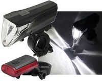 Fahrrad Led Akku Beleuchtungsset Stvzo Fahrradlicht Set Scheinwerfer + RüCklicht