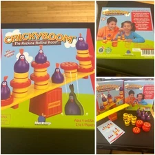 Chickyboom Board Game 2008 Children Educational Stacking Balance Age 4+ Complete