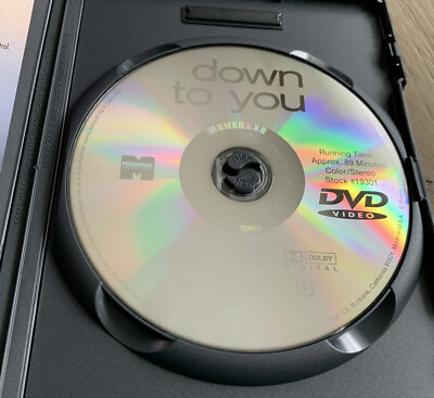 Down To You DVD Freddie Prinze Jr Julia Stiles Movie
