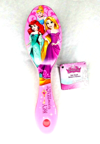 GIRL'S PINK DISNEY PRINCESS HAIR BRUSH 7" OVAL PADDLE STYLE  BRUSH   - Picture 1 of 2