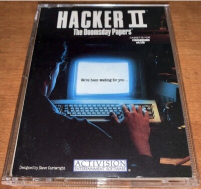 HACKER II/2 - DIE DOOMSDAY PAPERS - Commodore 64/128 - Kassette - SELTEN!