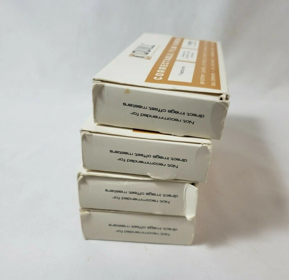 Lote de 4 plumas "Cinta de película corregible" #7-11137 Color: negro 5/8" x 405' Foto 3 de 4