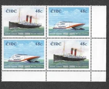 Ireland-Ships-Rosslare-Fishguard ferry mnh bl.4 2006 -Steamers-Stella Lynx
