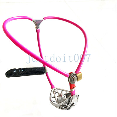Male Summer Stainless Steel Invisible Panty Chastity Belt With Shield Stopper