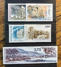 TIMBRES FRANCE 1987 N° 2462 à 2466 NEUFS ** MNH