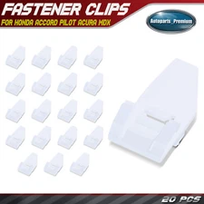 20Pcs Nylon Belt Weatherstrip Moulding Fastener Retainer Clips for Honda Acura