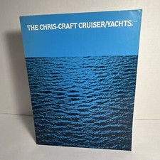 Catalogo brochure pieghevole grande CHRIS CRAFT Catalina & Commander Yachts 1978-79