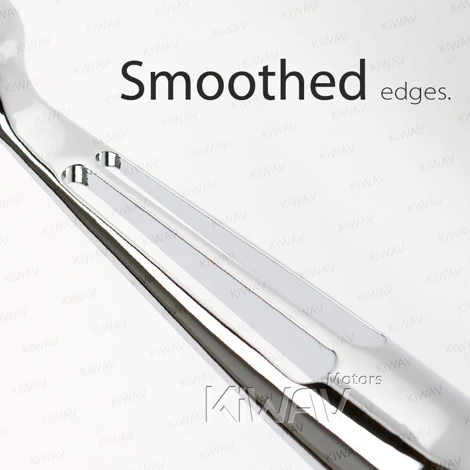 KiWAV 2-slot chrome hand control lever kit fits 2015 Harley Street Glide FLHX - Image 3 of 4