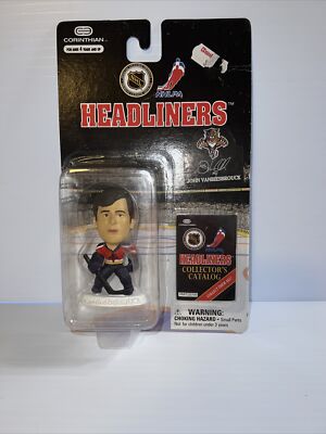 VINTAGE NHLPA JOHN VANBIESBROUCK HEADLINERS ACTION FIGURE CORINTHIAN  1997 NIB