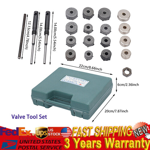 Valve Seat Reamer Grinding Wheel Set Universal Repair Cutter Valve Tool New USA