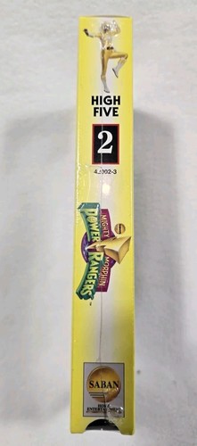 Mighty Morphin Power Rangers - High Five. Yellow Ranger. (VHS) NEW. - Foto 4 di 4