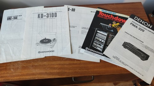 Job Lot 30 Vintage HiFi User Manuals Technics Sony Pioneer etc - Picture 4 of 6