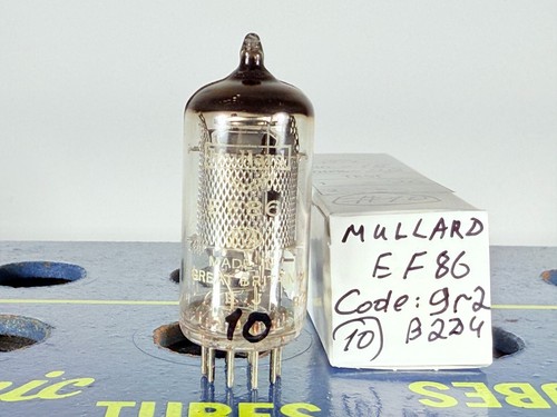 Mullard EF86 6267 Code: 9r2 B2D4 Tested Good Tube
