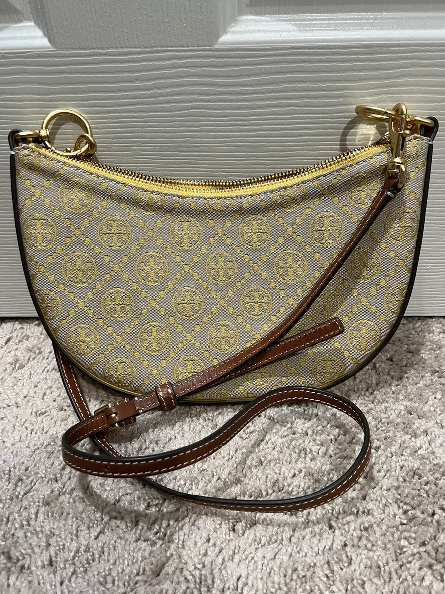 new Tory Burch T Monogram Jacquard Mini Hobo