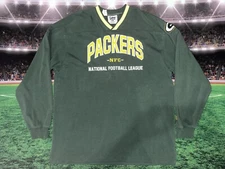 Green Bay Packers Embroidered Crewneck Mens Sz XL Sweatshirt Lee Sport Used