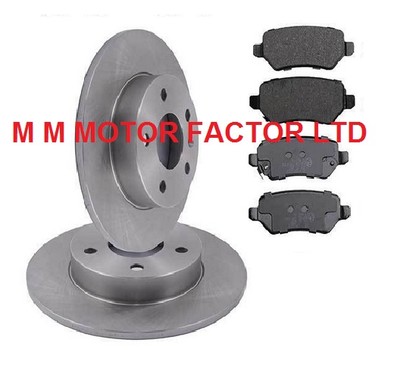 VAUXHALL ASTRA G MK4 1.6 16V SXI 98-04 FRONT BRAKE DISCS AND PADS 4 STUD NEW SET | UK
