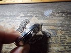 A LOVELY MINIATURE FAUX PEARL BEAD ROSARY IN A LADY OF FATIMA LOCKET/NECKLACE — photo 3