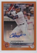 2022 Topps Chrome Update Orange Refractor /25 Bryan Lavastida #AC-BL Auto w5p