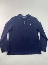 Vintage Ralph Lauren Navy Quarter Zip Pullover Size Large