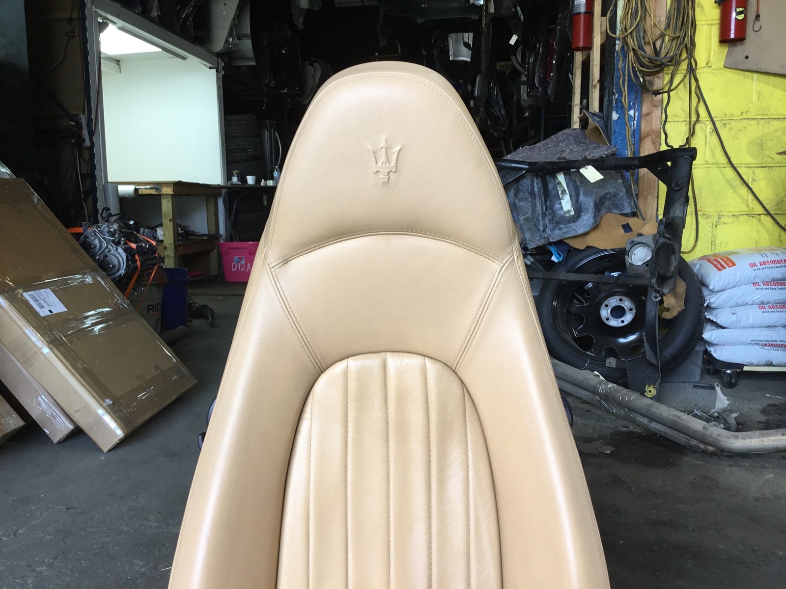 Maserati Coupe GT 2003 Front Right Passenger Upper Lower Seat Assembly 02-06 ;:Y