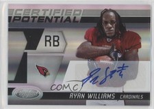 2011 Certified Certified Potential Signatures 25/50 Ryan Williams #29 Auto kx2
