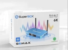 SuperBox S6 Max Android TV Box Dual Band WiFi-6, Quad-Core, 64GB