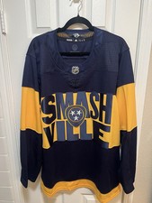 Adidas Authentic Nashville Predators 2022 Stadium Series NHL Hockey Jersey 54